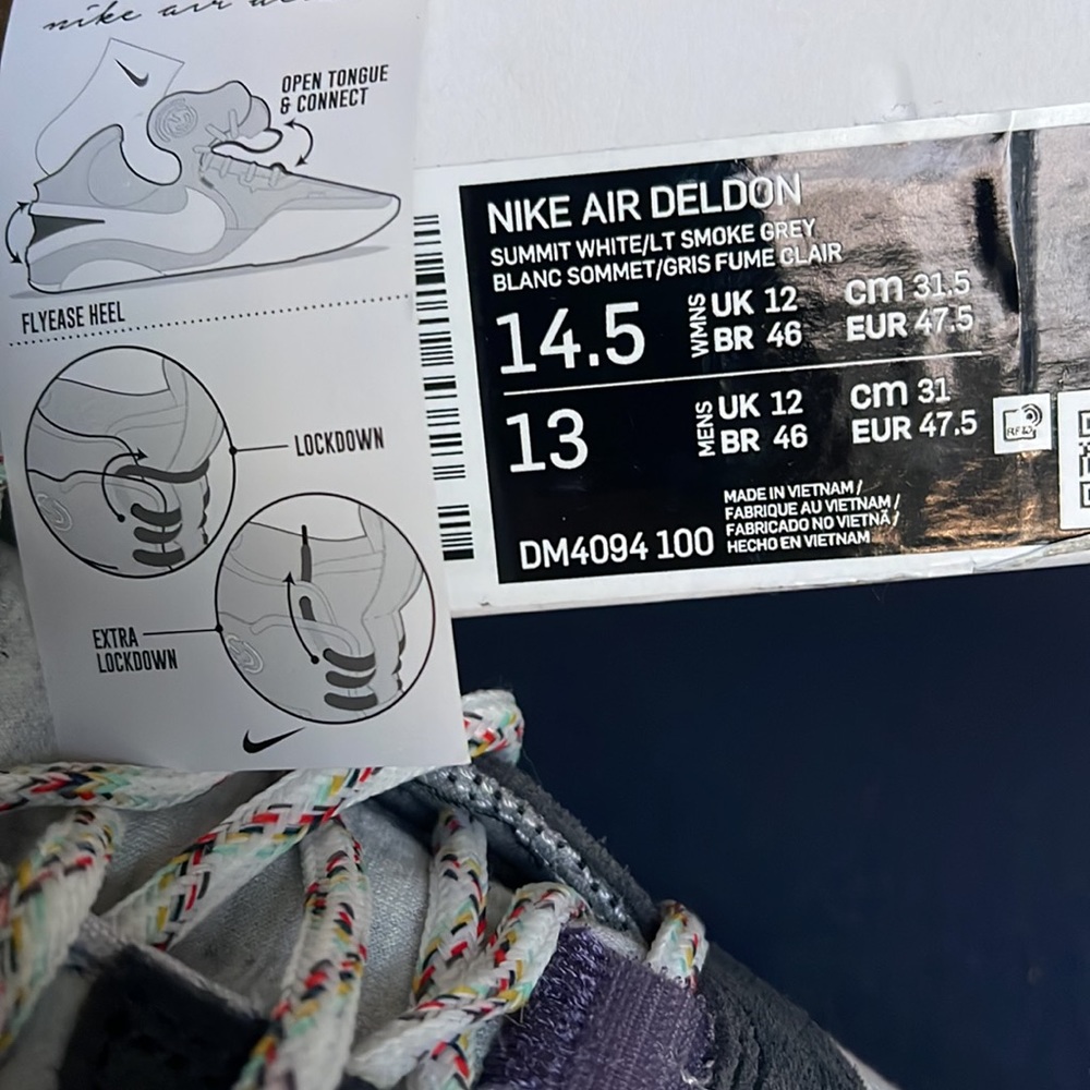 Nike Air Deldon "Together 
We Fly" Men’s
Basketball Shoe
Summit White/Pale Ivory - Picture 16 of 16